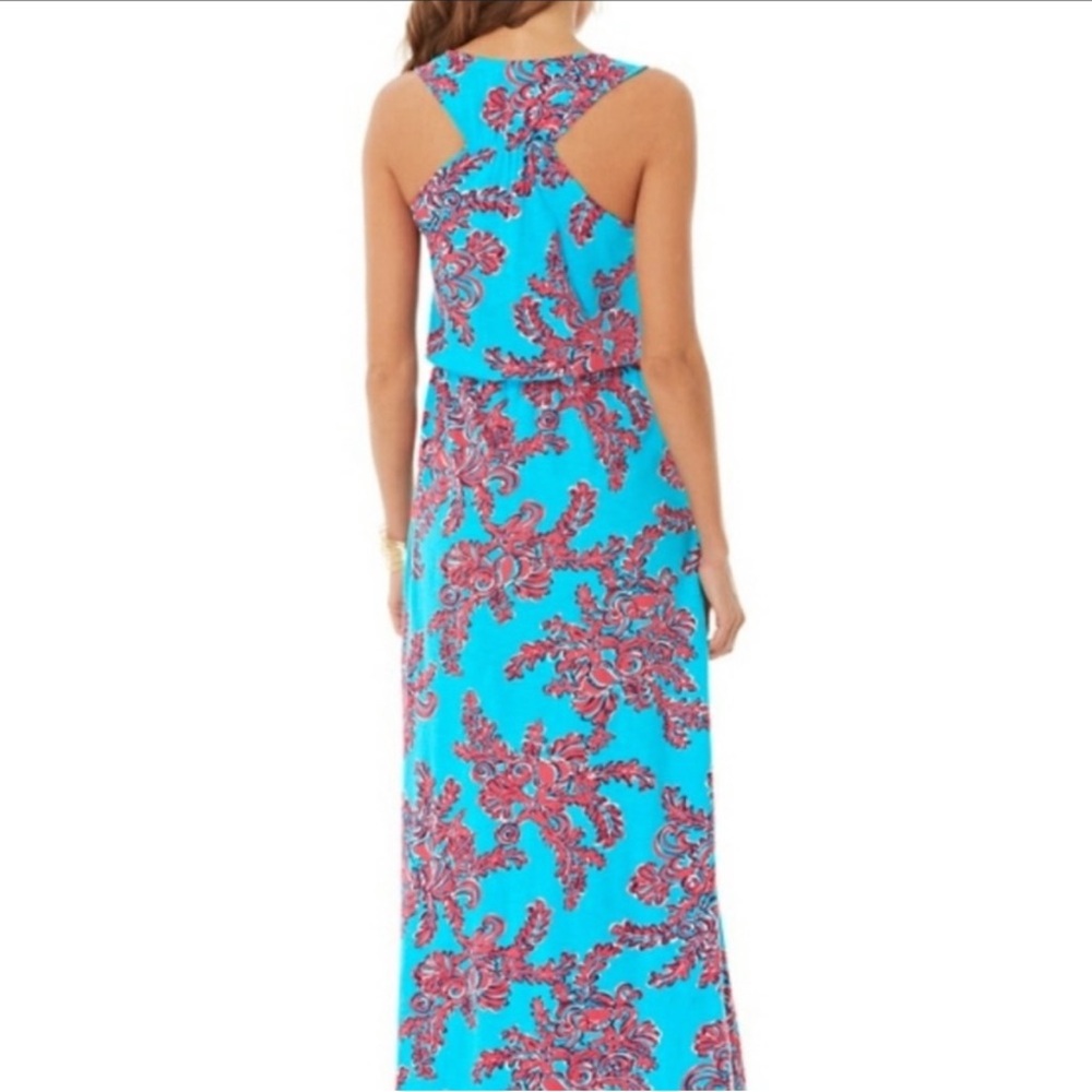 Lilly Pulitzer Mills Reef racer back maxi dress, 🌺 size small - Picture 3 of 7